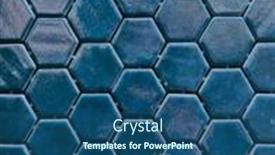  Presentation with dark web - PPT layouts featuring abstract-dark-hexagon-background-grunge background and a ocean colored foreground