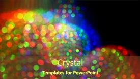  Presentation with black abstract - Amazing PPT theme having abstract-de-focus-soft-blinking backdrop and a tawny brown colored foreground