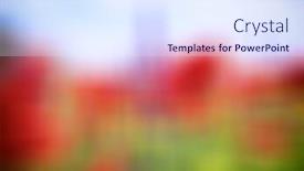  Presentation with abstract - Slide set with abstract-defocused-colorful-blurred-background background and a sky blue colored foreground