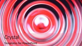  Presentation with abstract circles - Colorful presentation enhanced with abstract defocused concentric circles - stop sign backdrop and a coral colored foreground