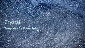  Presentation with winter ice - Slides enhanced with abstract-detailed-texture-of-ice background and a ocean colored foreground