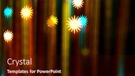  Presentation with disco - PPT theme consisting of abstract disco background and a wine colored foreground