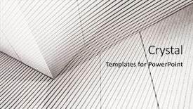  Presentation with architectural - Beautiful theme featuring abstract double exposure background architectural backdrop and a light gray colored foreground