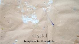  Presentation with abstract watercolor - PPT layouts consisting of abstract-drawing-of-strokes background and a soft green colored foreground