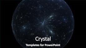  Presentation with electric - Cool new theme with abstract electric - planet by night backdrop and a black colored foreground