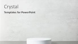  Presentation with minimal - Presentation consisting of abstract-empty-white-podium background and a white colored foreground