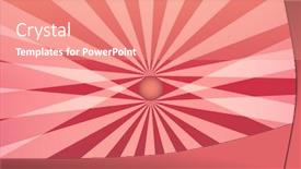  Presentation with abstract the eye - Audience pleasing presentation design consisting of abstract-eye-background backdrop and a coral colored foreground