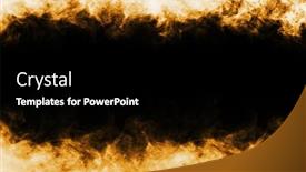  Presentation with black abstract - Theme consisting of abstract-fire-texture-frame-over background and a  colored foreground