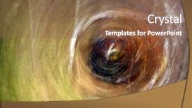  Presentation with forest - Amazing PPT theme having abstract forest background experimental photography backdrop and a violet colored foreground