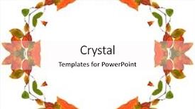  Presentation with fall abstract - Slides having abstract fractal background frame made background and a white colored foreground