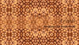  Presentation with magic - Colorful presentation theme enhanced with kaleidoscope - abstract fractal background magic backdrop and a red colored foreground