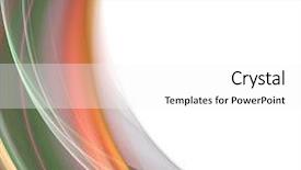  Presentation with dye pollution blend abstract - Amazing PPT theme having ribbon banner - abstract fractal background backdrop and a white colored foreground