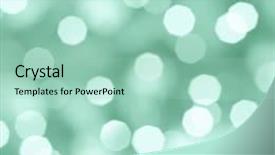  Presentation with festive - Slides featuring abstract frame - blurred festive colorful lights background and a mint green colored foreground