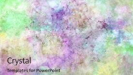  Presentation with abstract watercolor - Presentation design with abstract free hand drawing background and a lemonade colored foreground