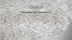  Presentation with green abstract leaves texture - Beautiful PPT theme featuring abstract fur texture may used as background backdrop and a light gray colored foreground