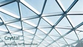  Presentation with buildings - Colorful PPT layouts enhanced with laptop and headphones on office table backdrop and a light gray colored foreground