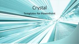  Presentation with blue business proposal - Beautiful PPT layouts featuring abstract geometric - blurry modern escalator in business backdrop and a arctic colored foreground