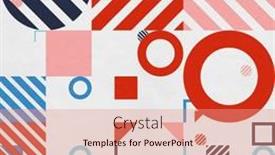  Presentation with abstract - PPT layouts featuring abstract-geometric-figures-bauhaus-background background and a coral colored foreground