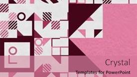  Presentation with abstract - Slide set featuring abstract-geometric-figures-bauhaus-background background and a coral colored foreground