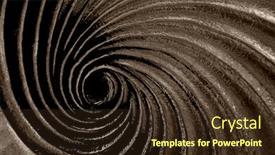  Presentation with abstract circles - PPT theme enhanced with abstract-glass-circles-chocolat-toned background and a wine colored foreground