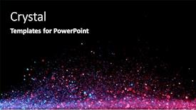  Presentation with neon - PPT layouts featuring abstract-glittering-background-in-neon background and a black colored foreground