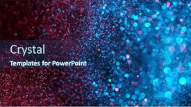  Presentation with neon - Beautiful slides featuring abstract-glittering-background-in-neon backdrop and a ocean colored foreground