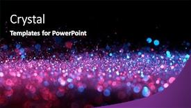  Presentation with neon - Audience pleasing PPT theme consisting of abstract-glittering-background-in-neon backdrop and a black colored foreground