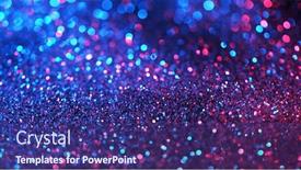  Presentation with neon - Theme featuring abstract-glittering-background-in-neon background and a violet colored foreground