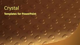  Presentation with abstract gold - PPT layouts featuring abstract-gold-and-bronze-texture background and a tawny brown colored foreground