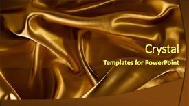  Presentation with luxury gold - Slide set having abstract gold background luxury cloth background and a tawny brown colored foreground