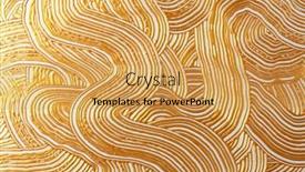  Presentation with abstract gold - Presentation theme having abstract-gold-bronze-color-acrylic background and a yellow colored foreground