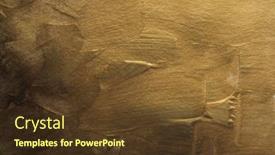  Presentation with abstract gold - Colorful presentation design enhanced with abstract gold bronze glittering color surface background paint smear brush stroke stain texture backdrop and a tawny brown colored foreground