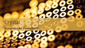  Presentation with disco - Beautiful theme featuring abstract-gold-mosaic-background-disco backdrop and a yellow colored foreground