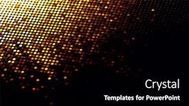  Presentation with gold design - Theme with abstract-gold-particle-background-backdrop background and a black colored foreground