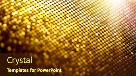  Presentation with design christmas holiday - Cool new PPT layouts with abstract-gold-particle-background-backdrop backdrop and a tawny brown colored foreground