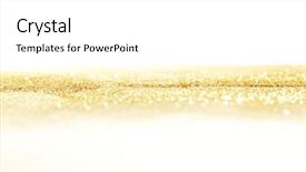  Presentation with shiny gold - Amazing slide set having abstract golden shiny holidays lights backdrop and a white colored foreground