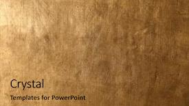  Presentation with abstract gold - PPT theme enhanced with abstract golden texture background and a gold colored foreground