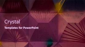  Presentation with graffiti - Cool new presentation theme with abstract-graffiti-paintings backdrop and a tawny brown colored foreground