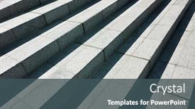  Presentation with 3d architecture abstract - Audience pleasing PPT layouts consisting of abstract-granite-stairs-architectural-bacground backdrop and a ocean colored foreground