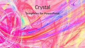  Presentation with motion graphics art abstract - PPT theme consisting of abstract graphics background background and a coral colored foreground