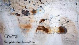  Presentation with retro - Presentation theme consisting of abstract greay clor - grunge retro rusty metal close background and a light gray colored foreground