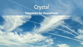  Presentation with plain clear navy blue blue and white cloudy - Amazing slide set having abstract greay clor - white clouds in a blue backdrop and a teal colored foreground