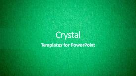  Presentation with green paper texture - Slide set consisting of abstract green background with grunge background and a ocean colored foreground