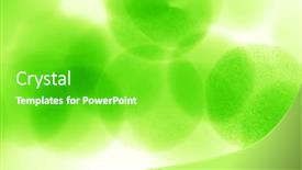  Presentation with green color - Amazing PPT layouts having abstract-green-color-spots-background backdrop and a shamrock green colored foreground