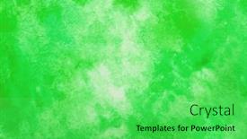  Presentation with watercolor color - Slide set featuring abstract-green-watercolor-background background and a seafoam green colored foreground