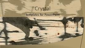  Presentation with light abstract - PPT layouts enhanced with abstract-grunge-background-artistic-painting background and a coral colored foreground