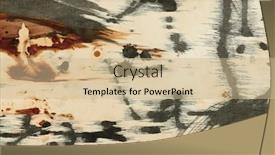  Presentation with black light - PPT theme with abstract-grunge-background-artistic-painting background and a soft green colored foreground