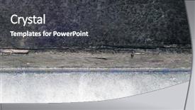  Presentation with grunge concrete abstract concrete - Presentation theme having abstract grunge background old wood background and a dark gray colored foreground