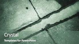  Presentation with artifacts - Theme enhanced with abstract grunge old dark background with film grain artifacts and dirt background and a gray colored foreground