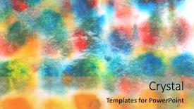  Presentation with red blue yellow - Colorful PPT layouts enhanced with abstract hand drawn watercolor background backdrop and a yellow colored foreground